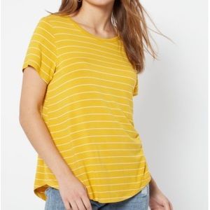Yellow and White Relaxed T